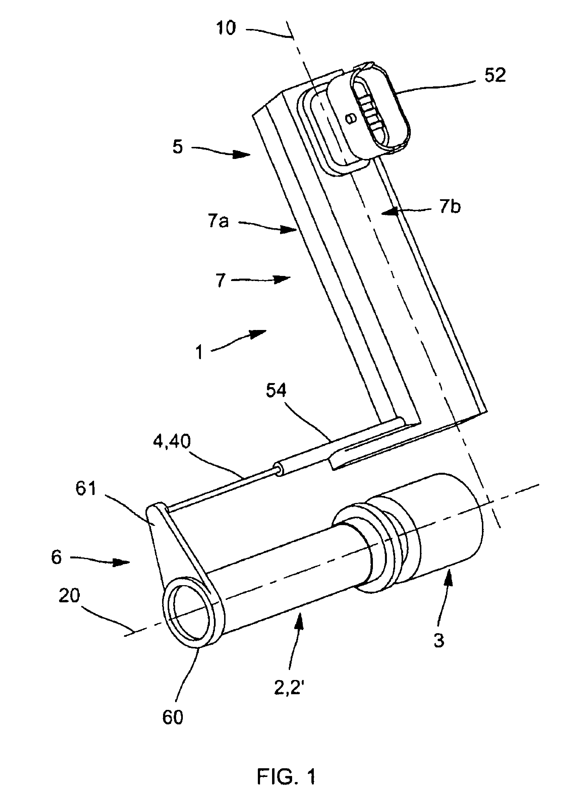 Linear sensor having angular redirection and cable displacement