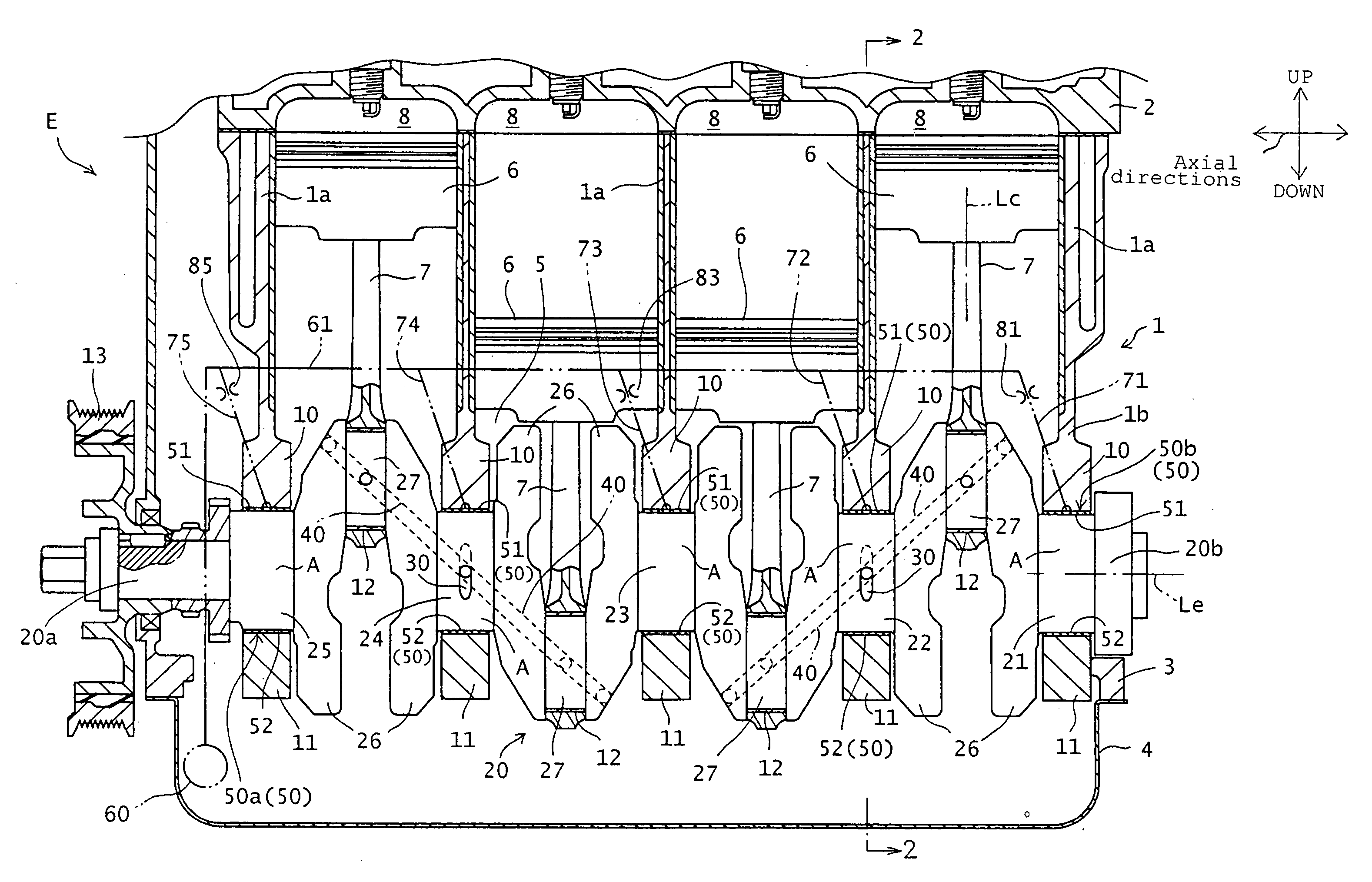 Crankshaft lubrication system