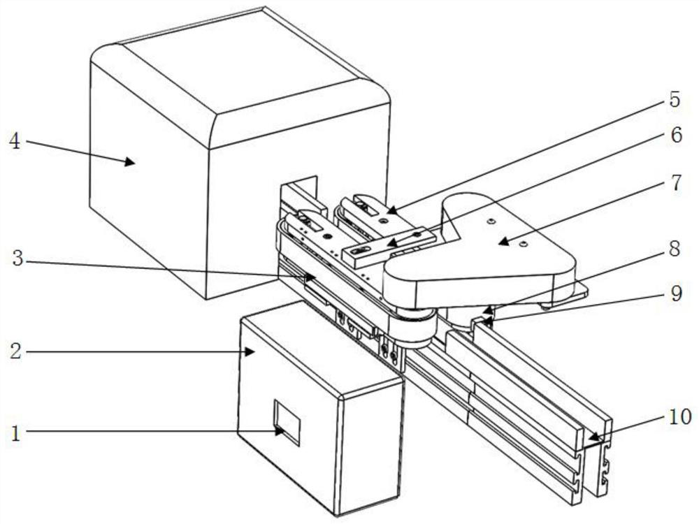 Tobacco bale subpackaging device of packaging machine