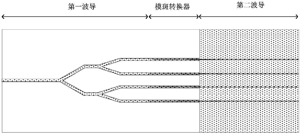 Integrated optical beam splitter