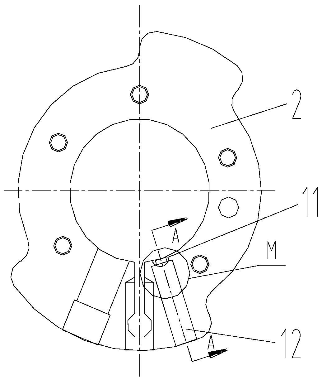 Pump body structure, compressor and air conditioner