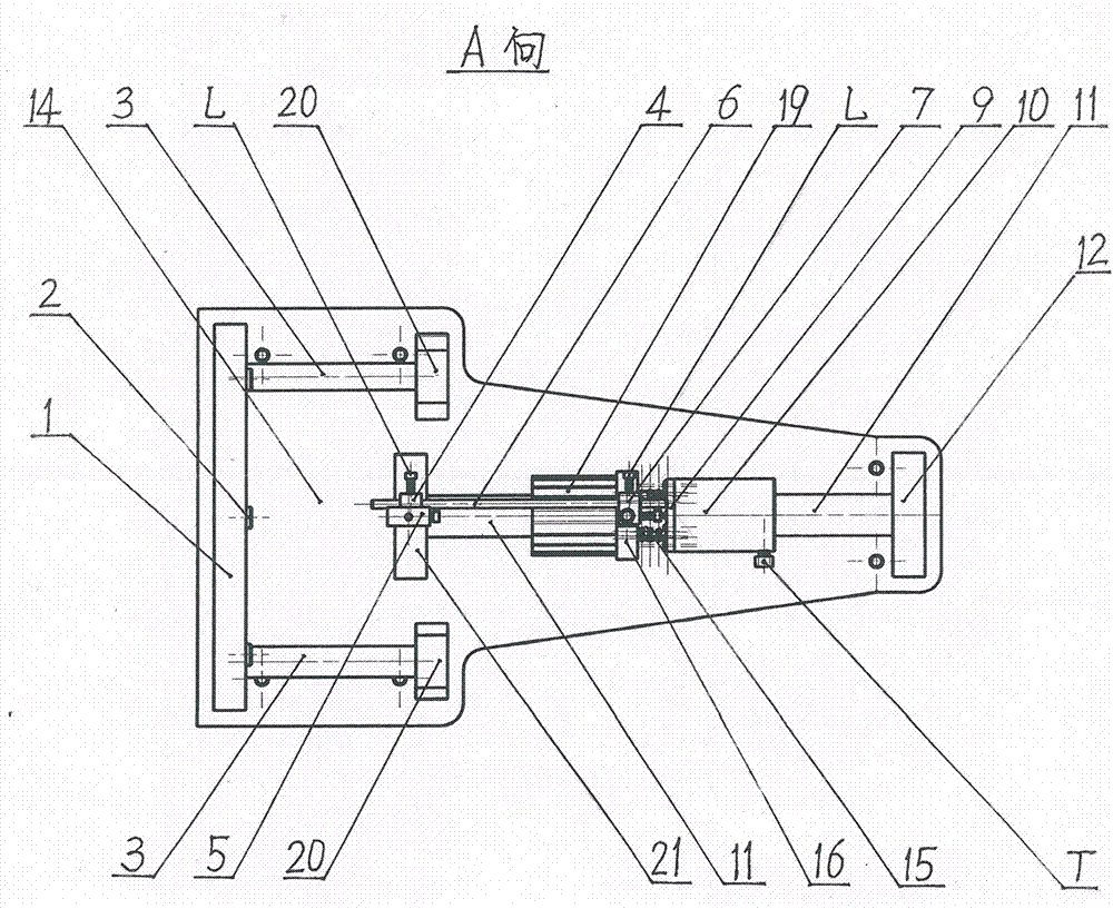 Brake shoe external arc surface accuracy measuring instrument for automobile brakes