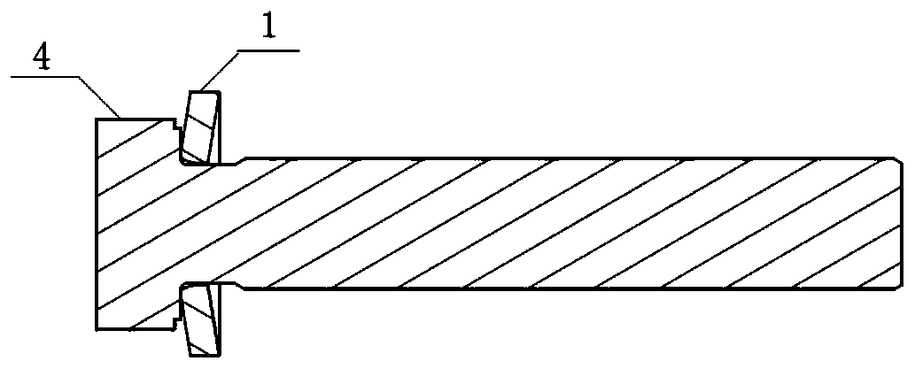 Elastic washer structure