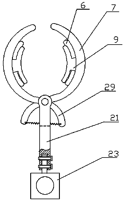 Cooked-corn threshing device and application method thereof