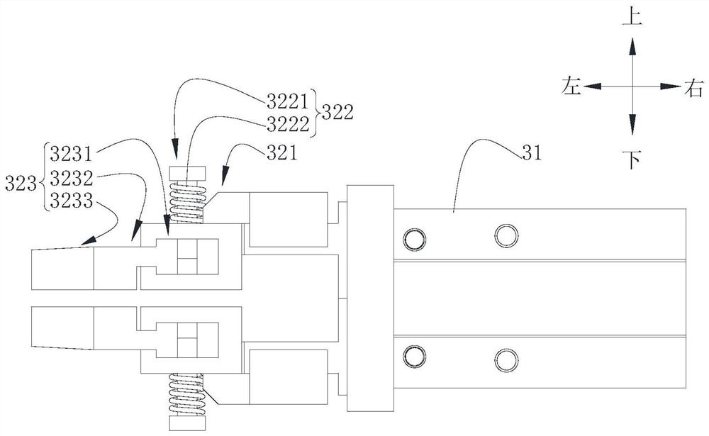 A claw mechanism and automatic elbow insertion machine