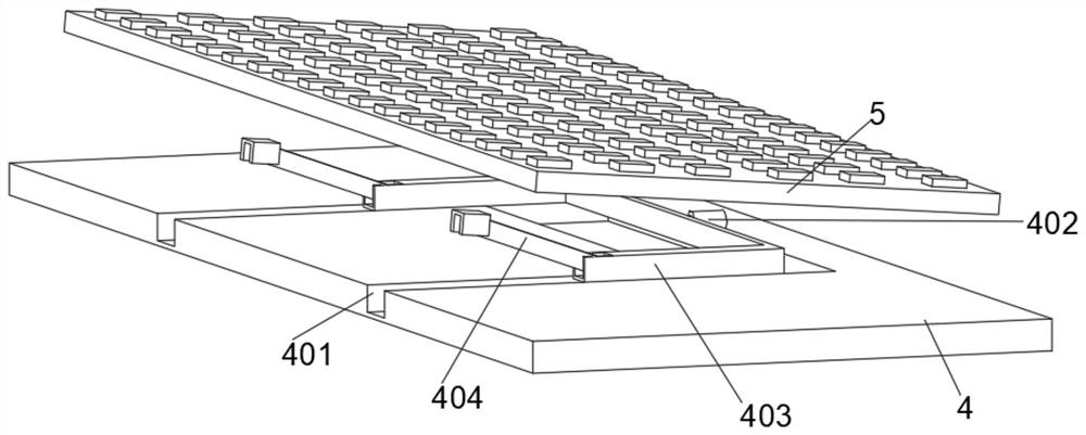 Computer keyboard with lateral lifting mechanism and use method thereof