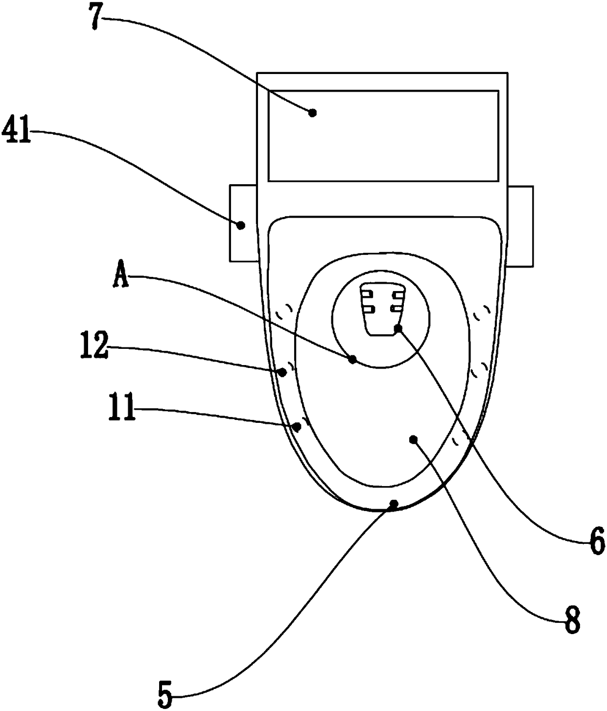 Intelligent water closet for perceiving as going to the toilet and automatically triggering projection and control method thereof