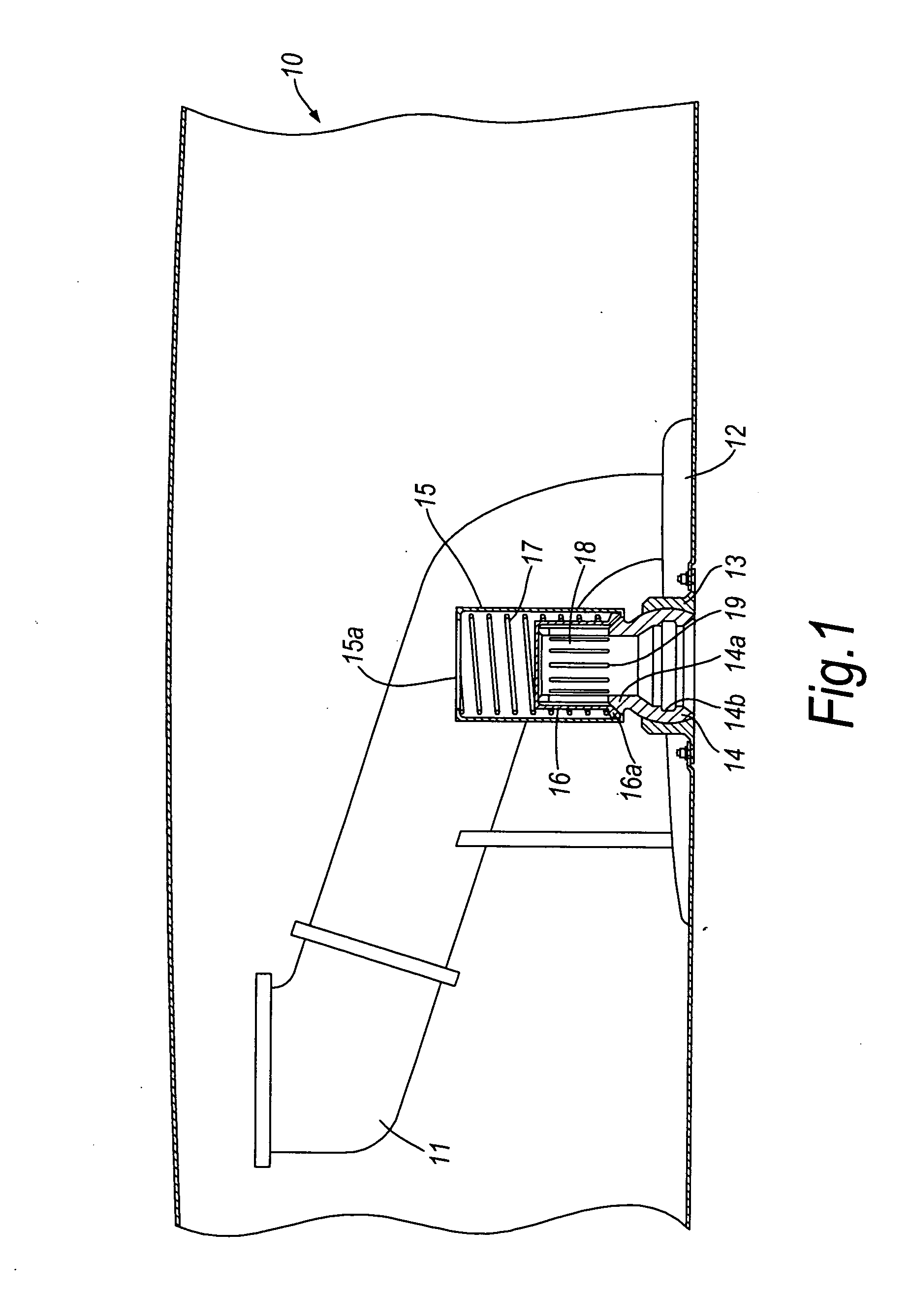 Venting gas from a tank