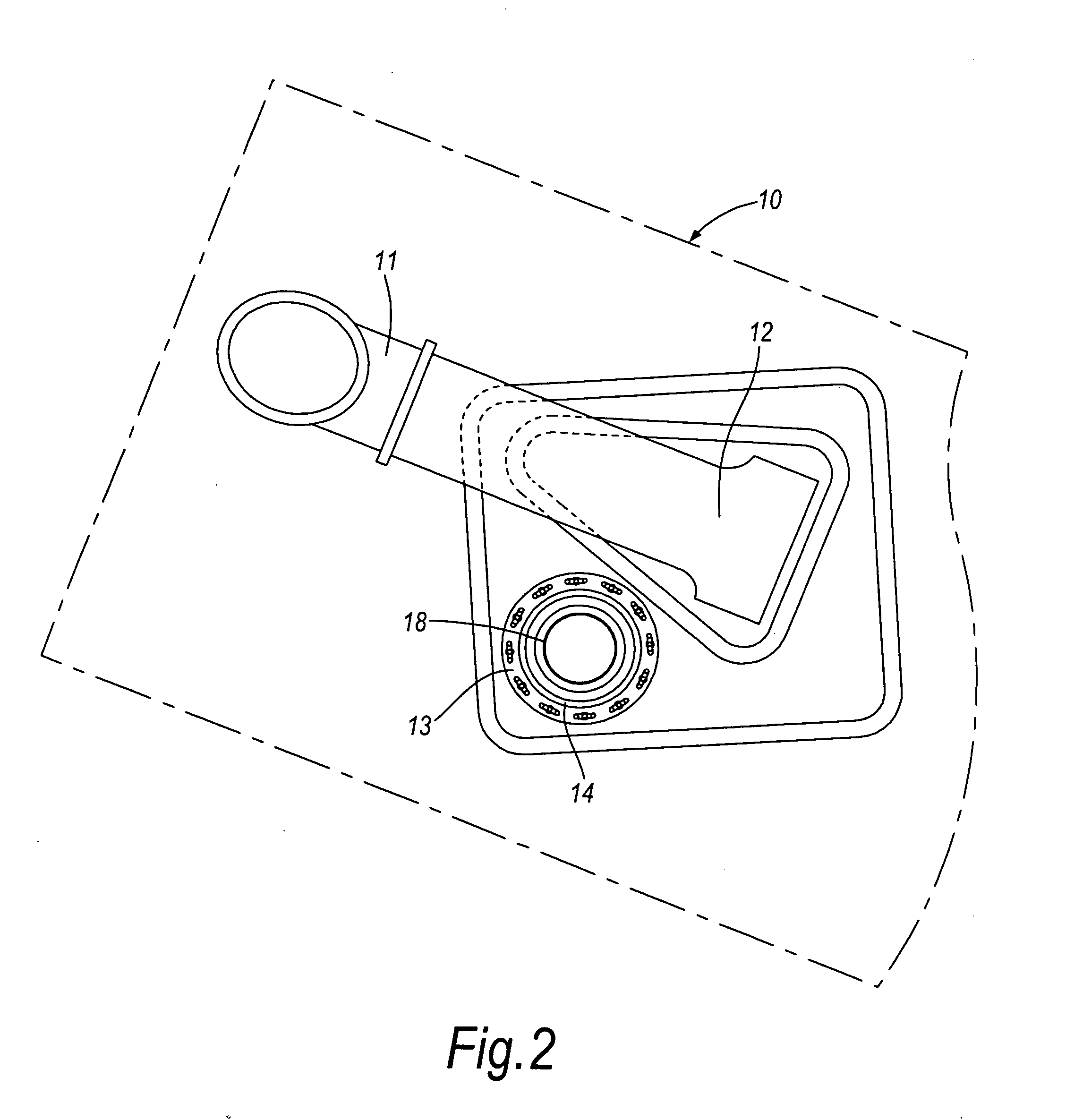 Venting gas from a tank