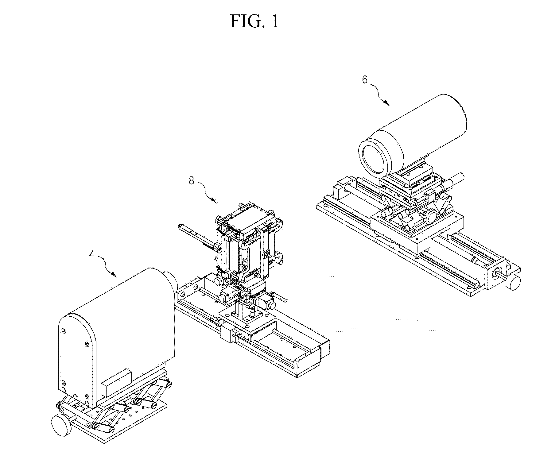 Apparatus for alignment of multilayer film mirrors for monochromatic x-ray generator and x-ray image detecting method using the same