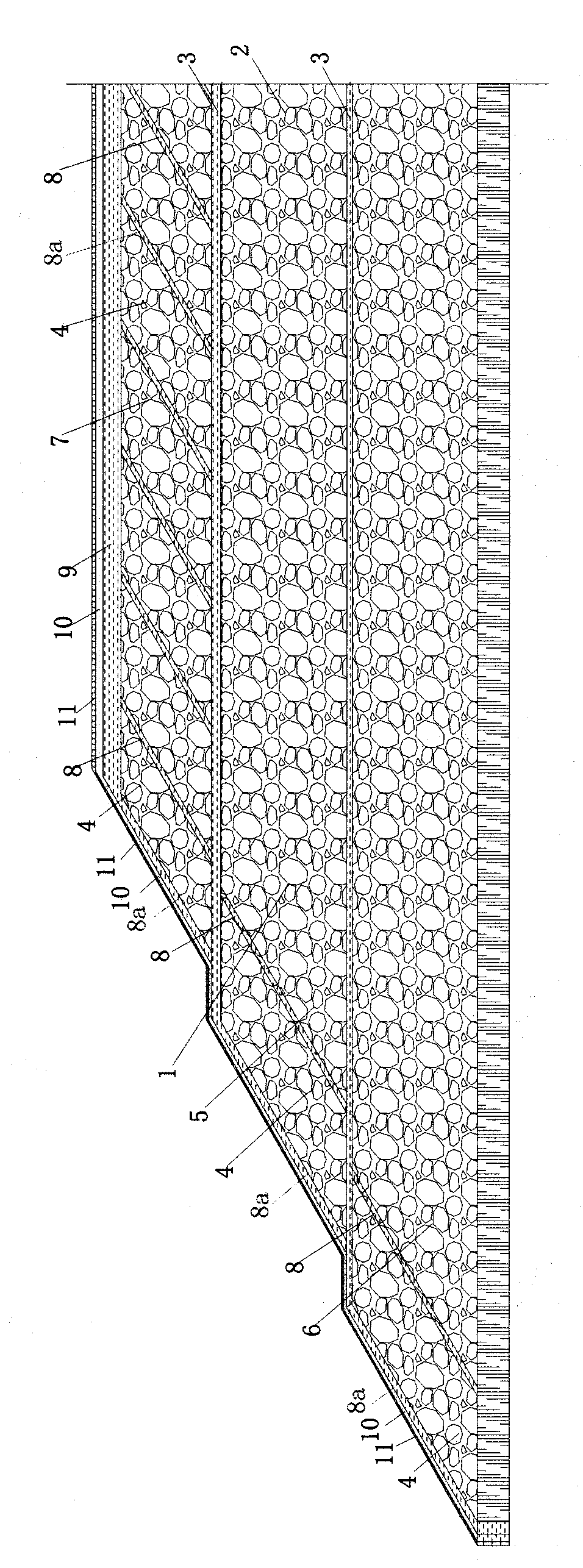 Heap storage method for preventing spontaneous combustion of coal gangue hill