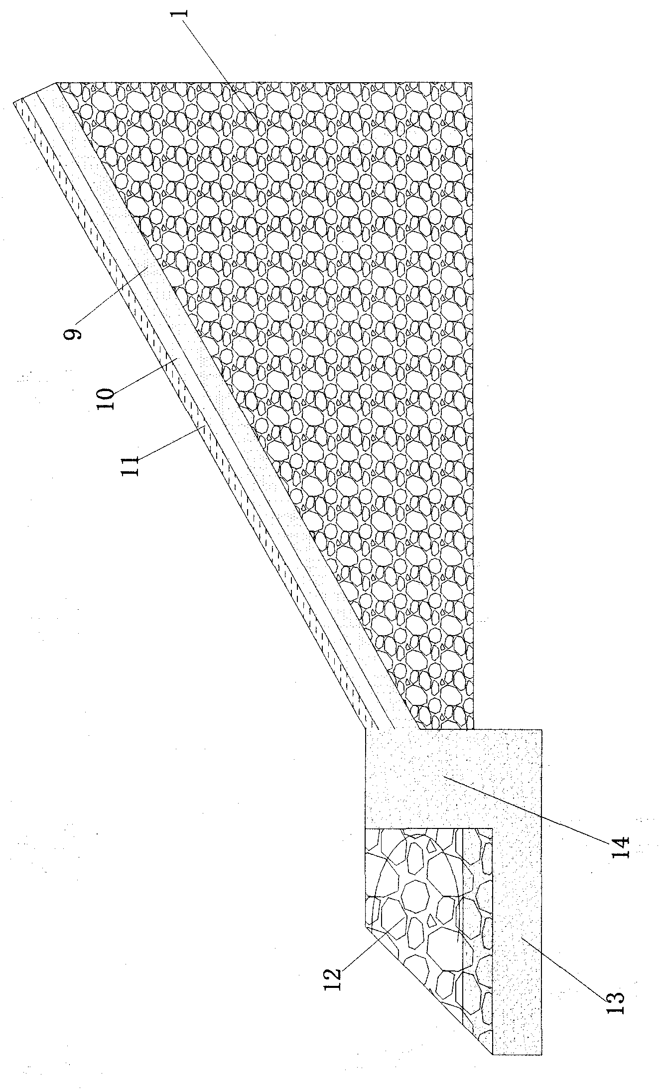 Heap storage method for preventing spontaneous combustion of coal gangue hill