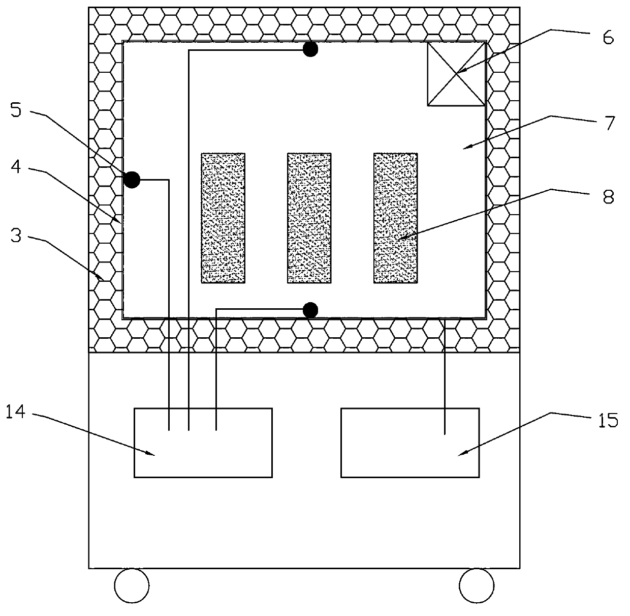 Concrete experiment maintenance equipment and control system thereof