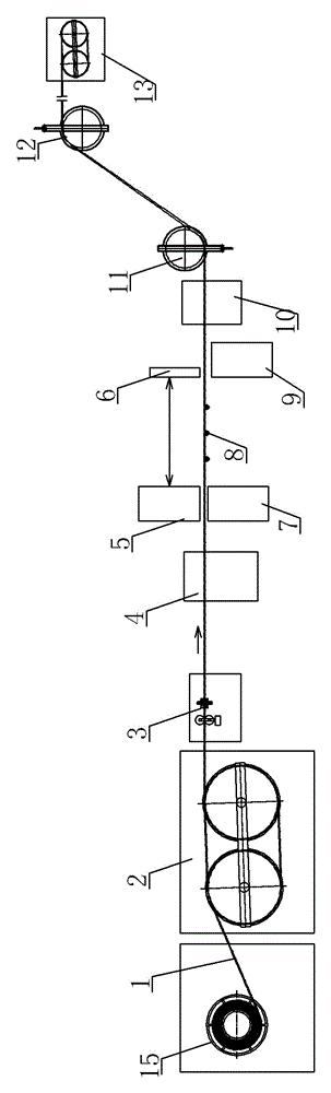 Wire breaking method and device for obtaining accurate hanging wire length of overhead transmission line conductor