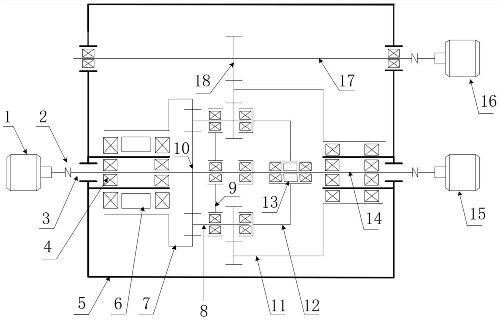 Continuously variable transmission without power interruption