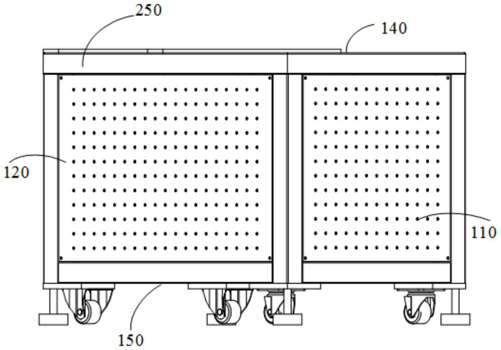 Frame and self-piercing riveting all-in-one machine equipment