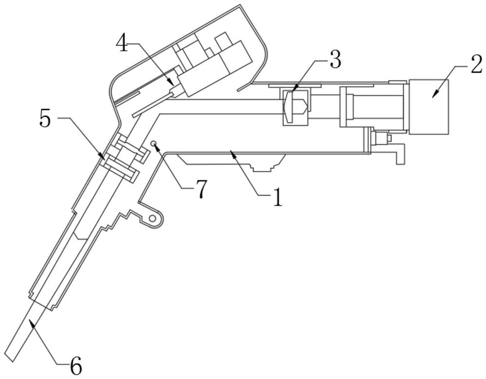 Driving and motor integrated handheld swing welding head