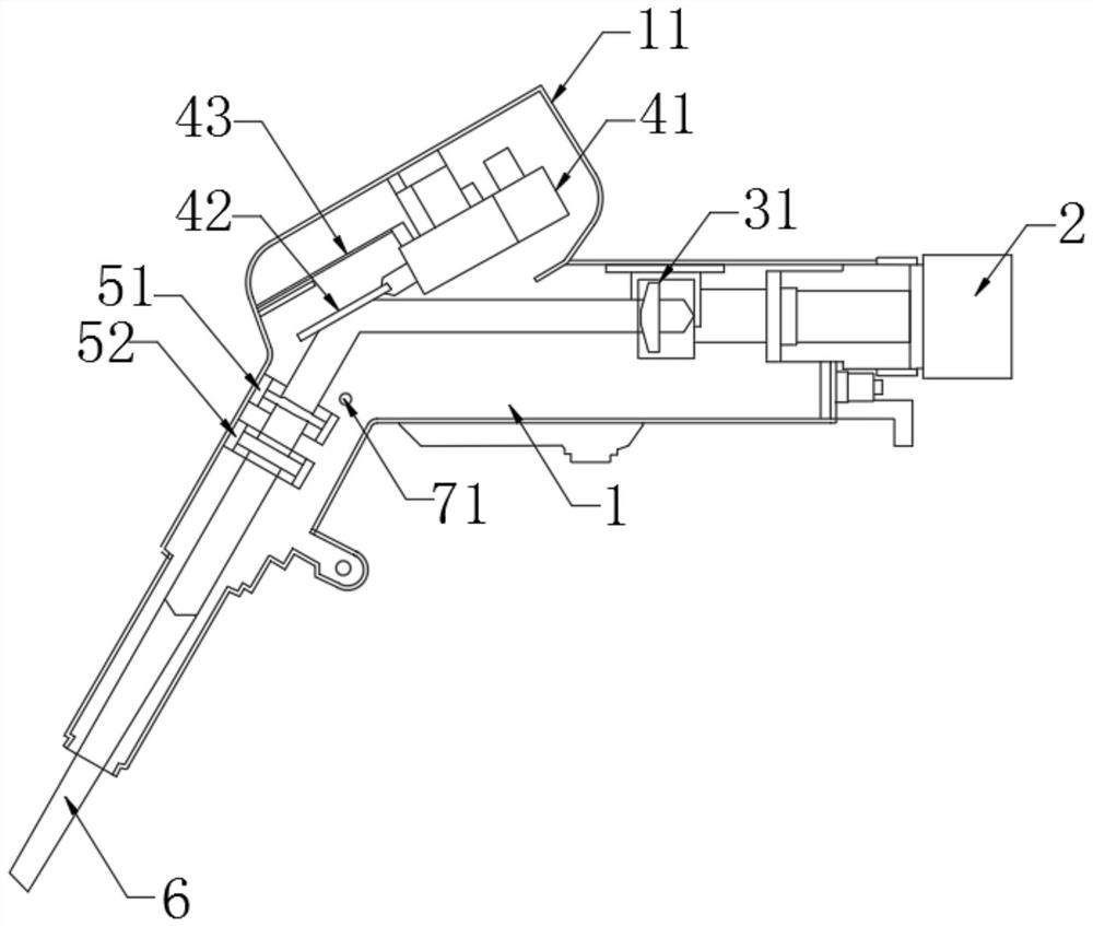 Driving and motor integrated handheld swing welding head