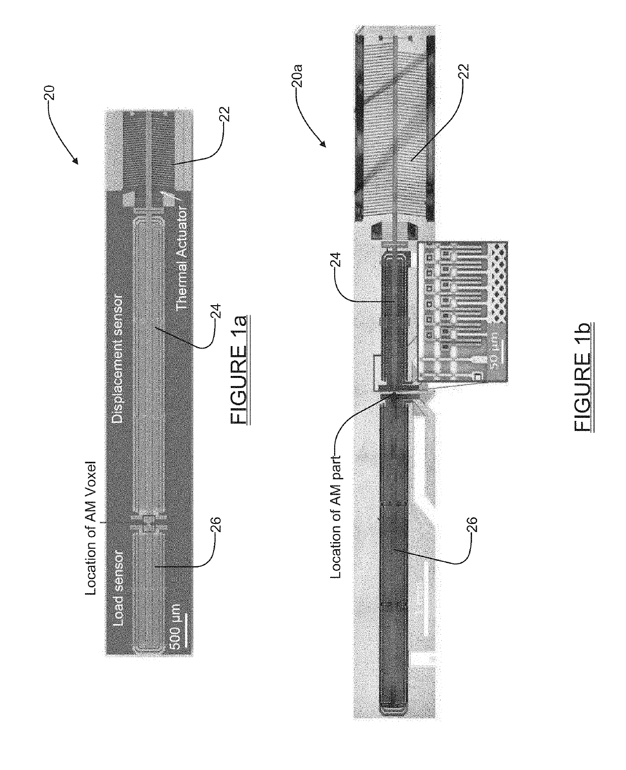 Microscale sensors for direct metrology of additively manufactured features