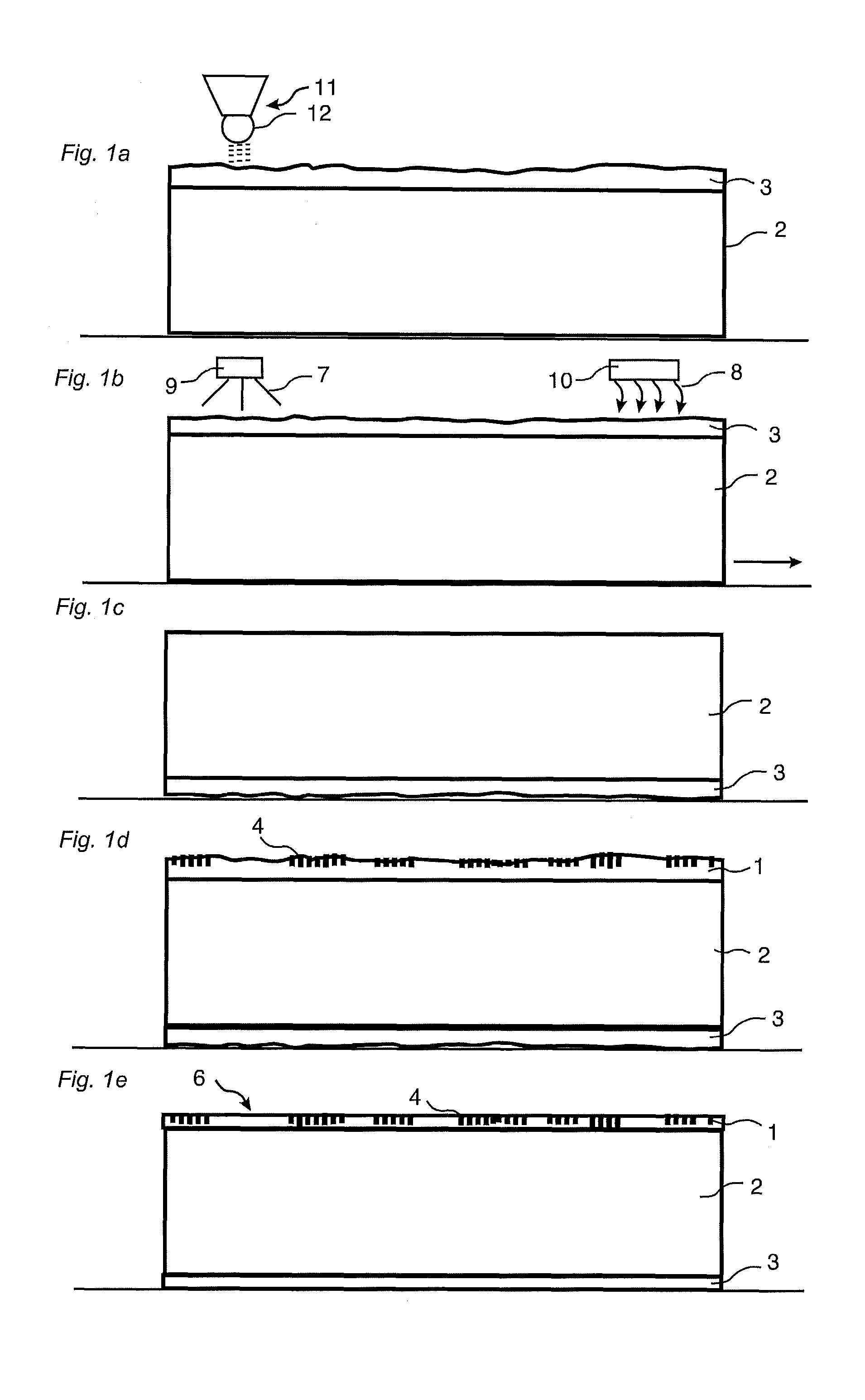 Powder based balancing layer