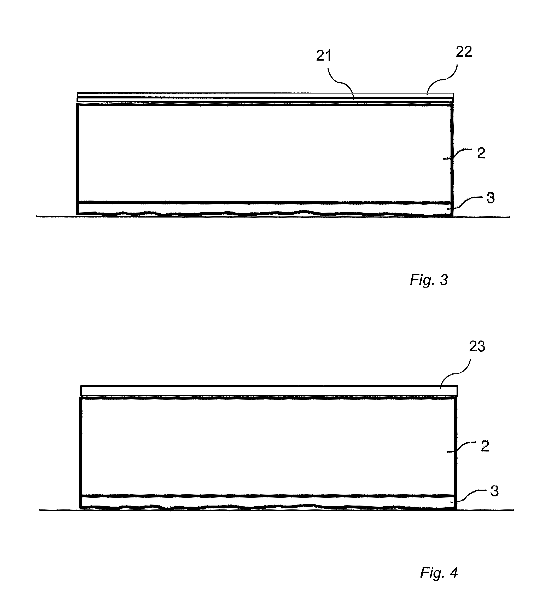 Powder based balancing layer