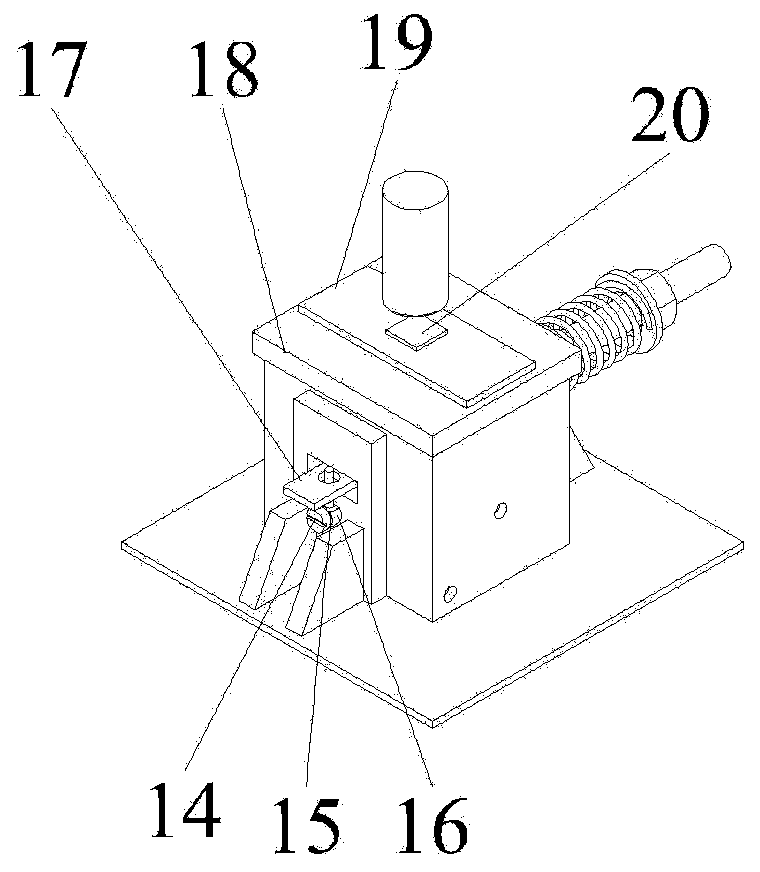 Constant-load stress corrosion online observation test device in hydrofluoric acid environment