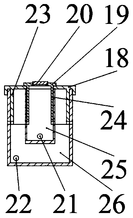 Constant-load stress corrosion online observation test device in hydrofluoric acid environment