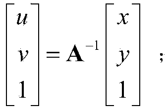 Automatic ground testing and relative camera pose estimation method in depth image