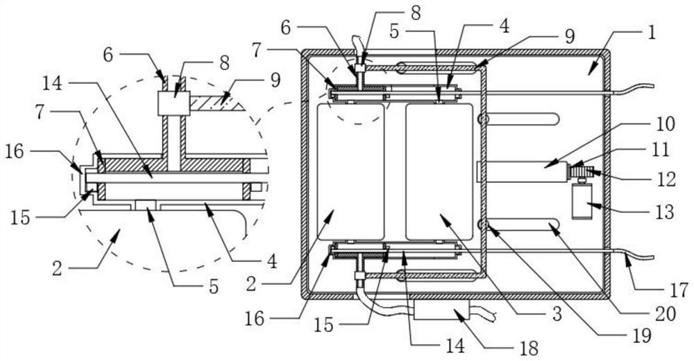 Argon recovery and purification device and purification method thereof