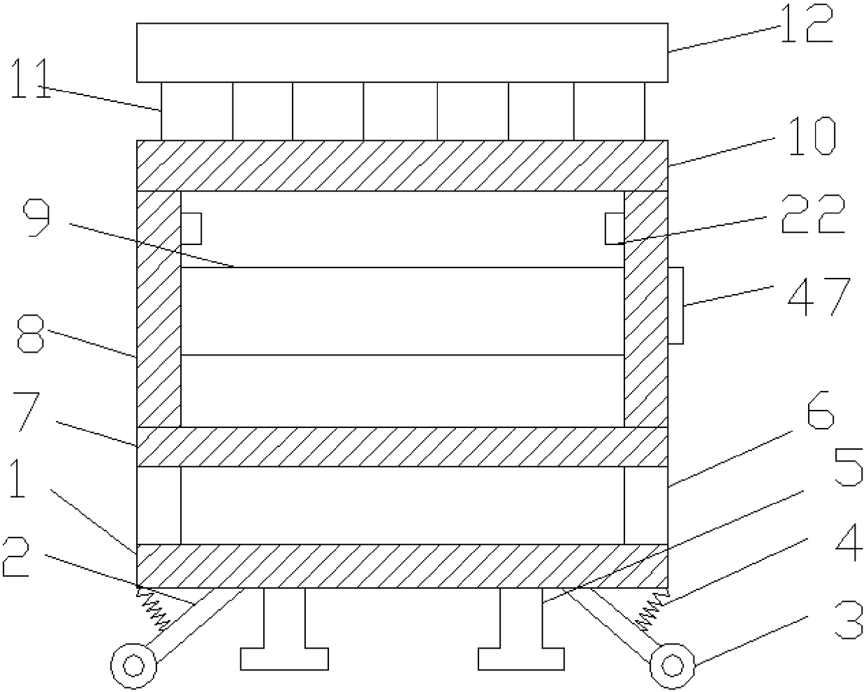 Surgical instrument trolley