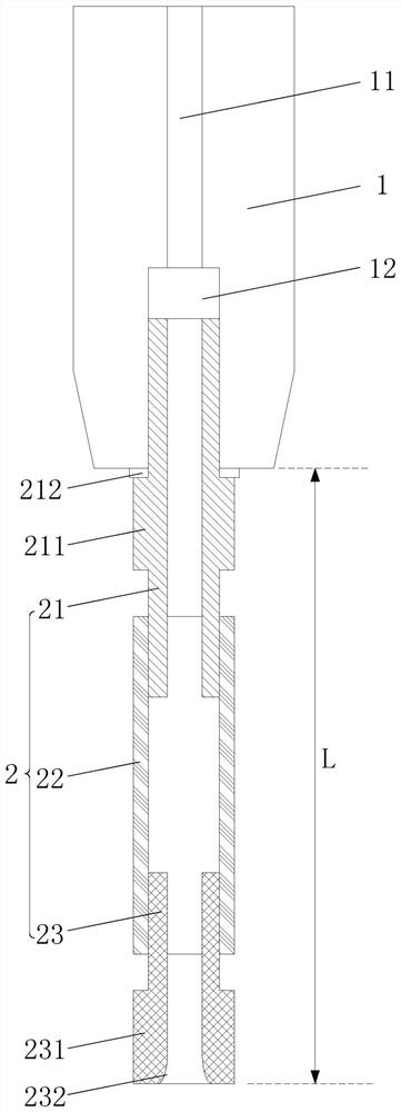 Gun head for hand riveter and using method