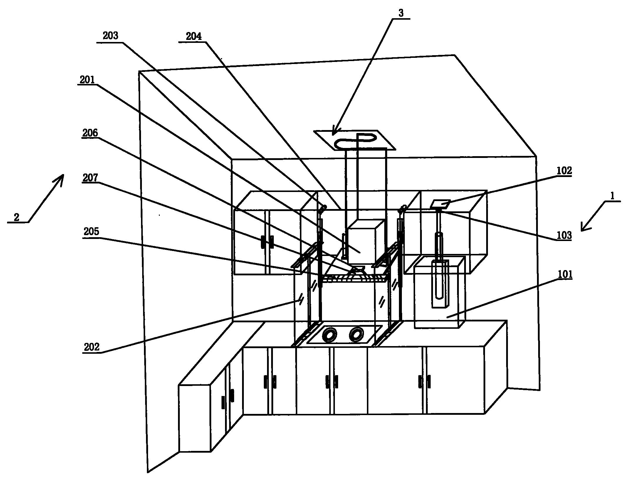 Kitchen combining system