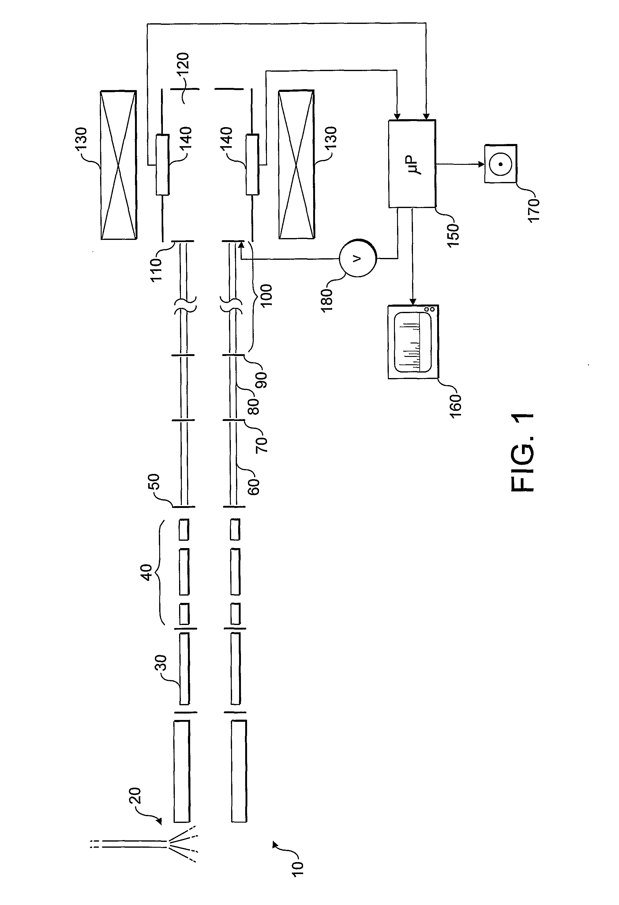 Fourier transform mass spectrometer and method for generating a mass spectrum therefrom