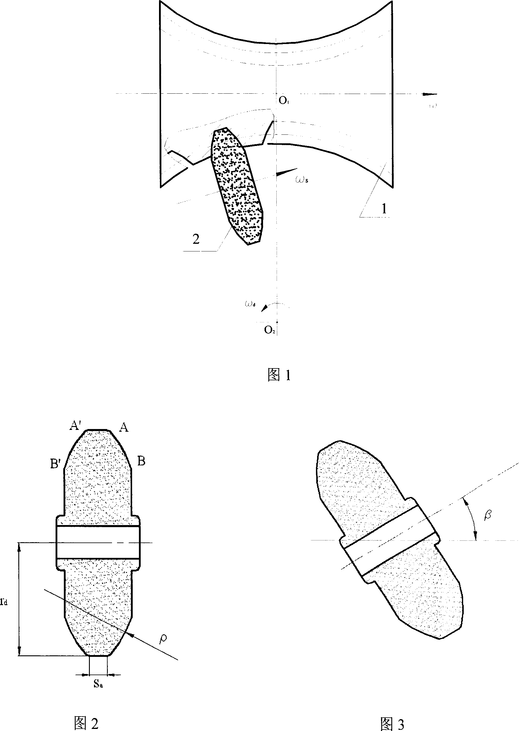 Double revolution surface  quadric enveloping worm gear pairs and its production method