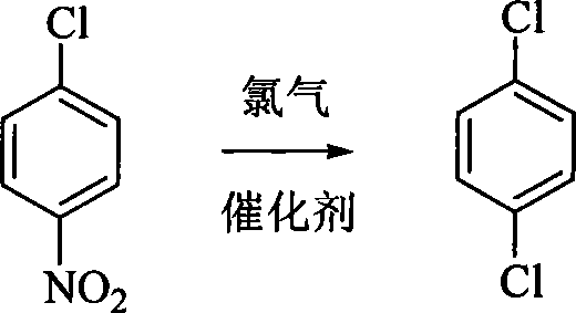 Method for synthesizing p-dichlorobenzene