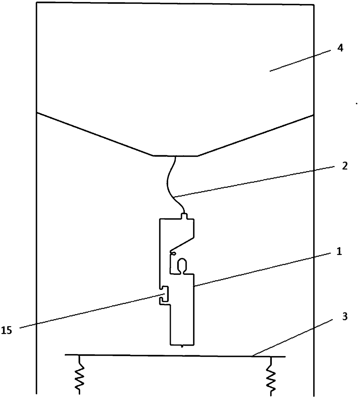 Flexible three-dimensional forming printing device based on screw extrusion