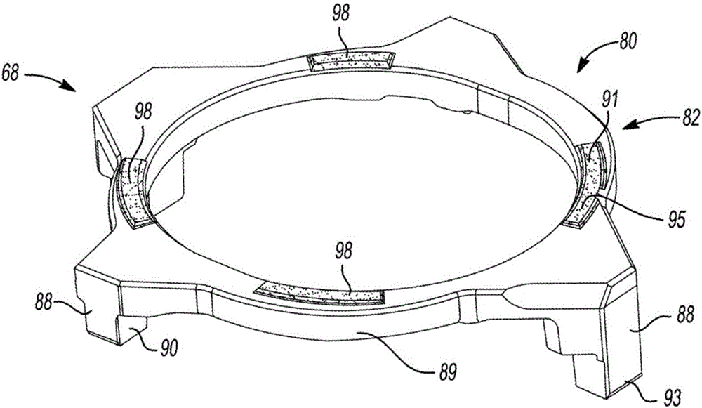 Components for compressors having electroless coatings on wear surfaces