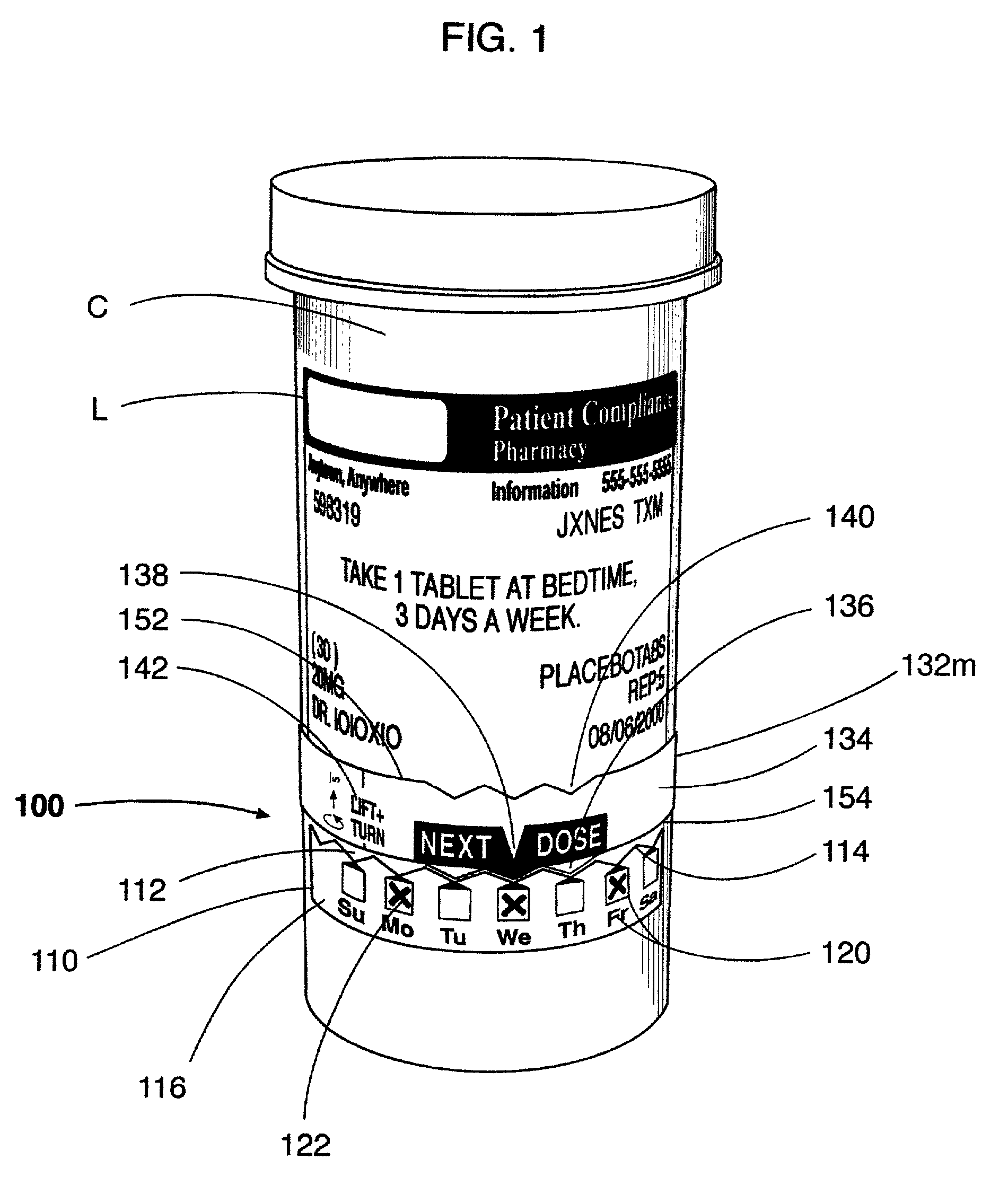 Medication dosage reminder device