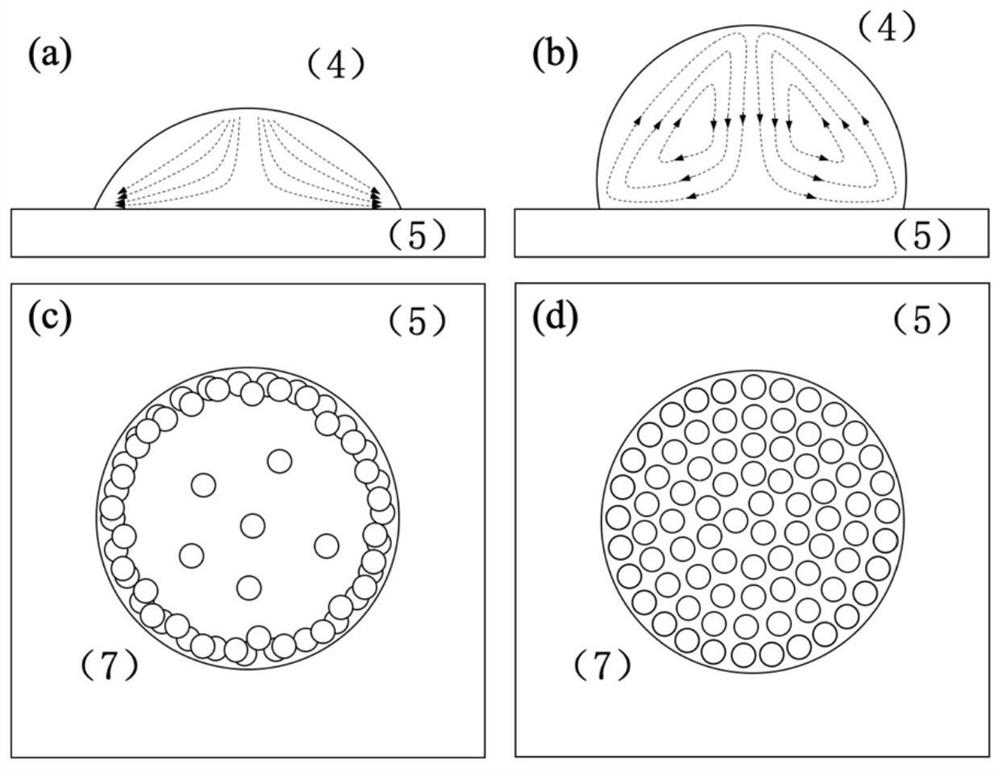 Method for inducing liquid-phase self-assembly of nanoparticles based on evaporation