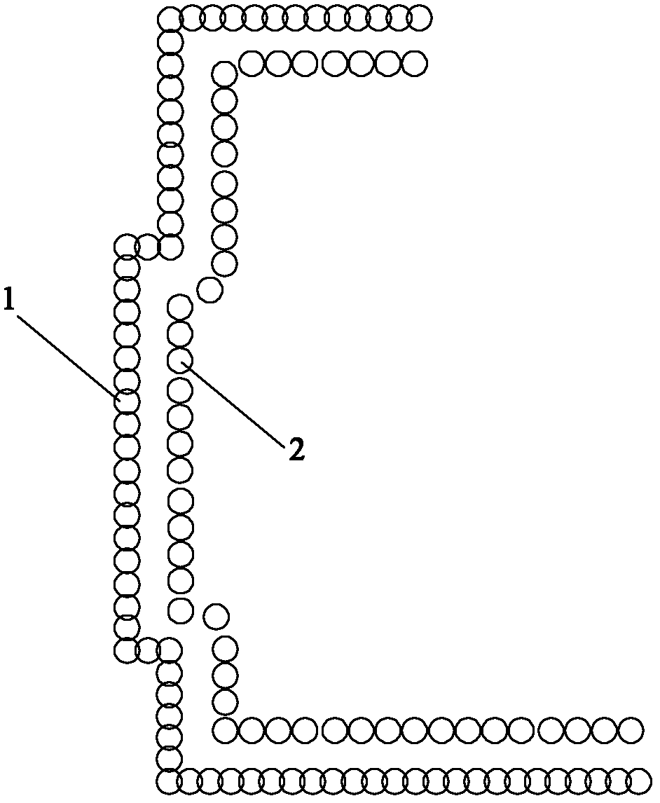 Leakage-plugging method for water-stopping curtain