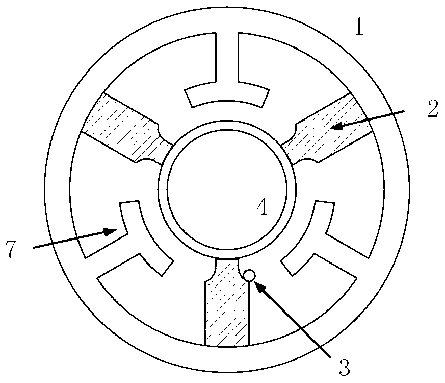 Method and device for measuring working temperature of slow wave structure of helical traveling wave tube