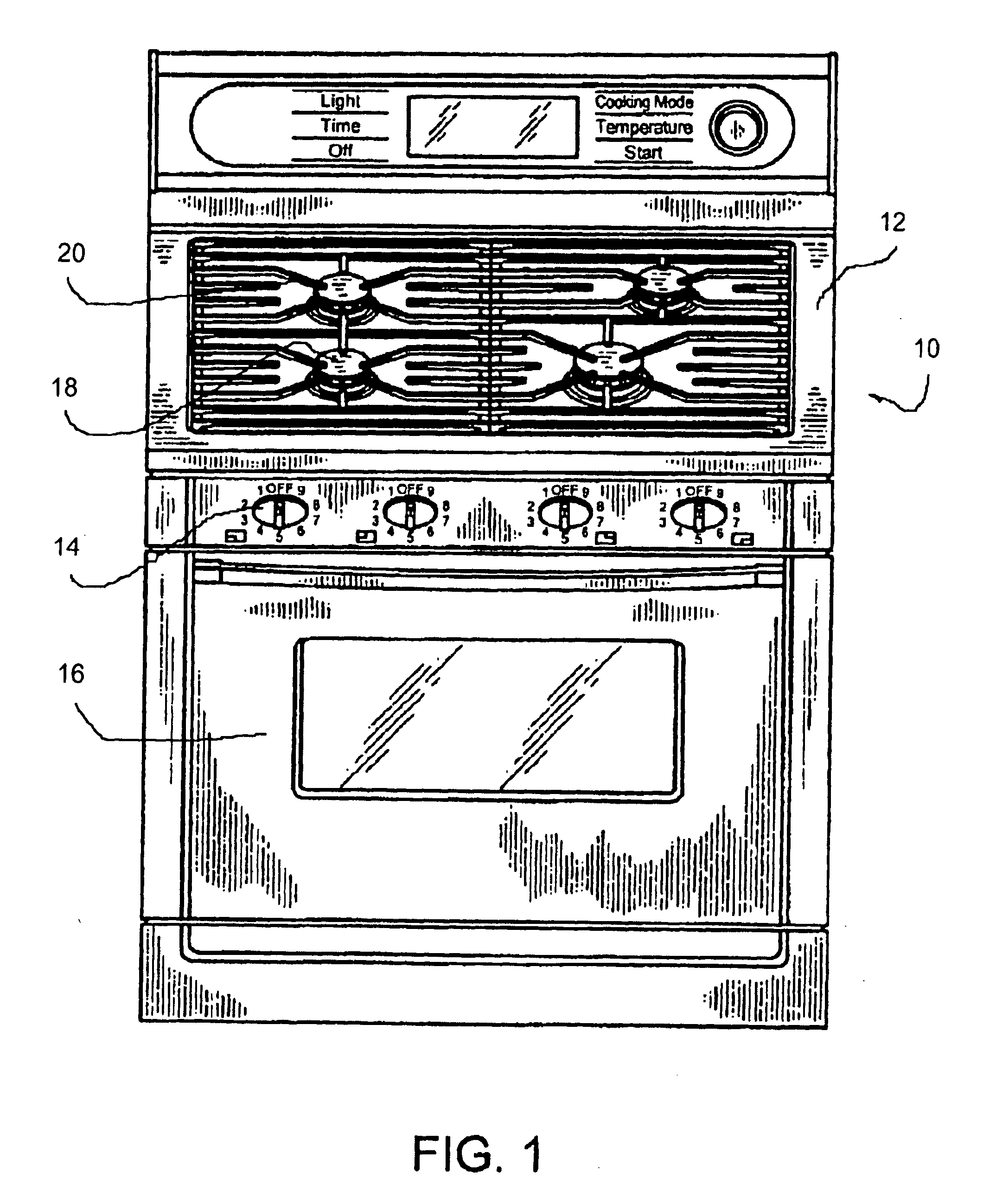 Treated structural components for a cooking appliance