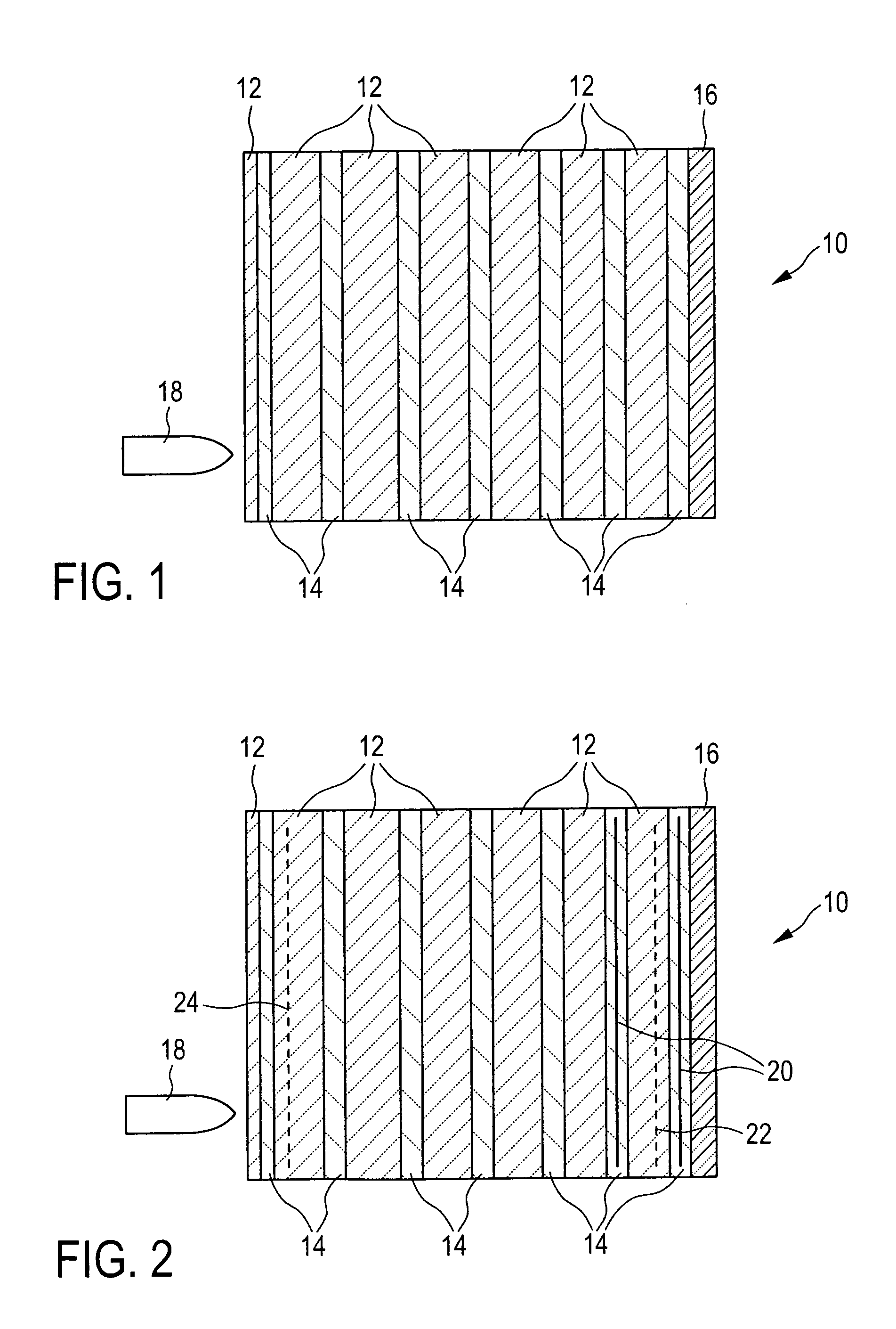 Bullet-resistant transparent laminate composite and protection arrangement having a bullet-resistant transparent laminate composite