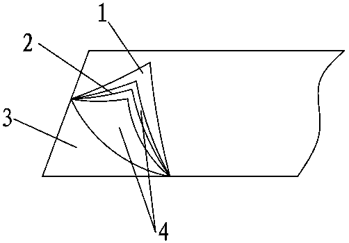 Novel high-strength dustproof lime desiccant packaging film and production method thereof