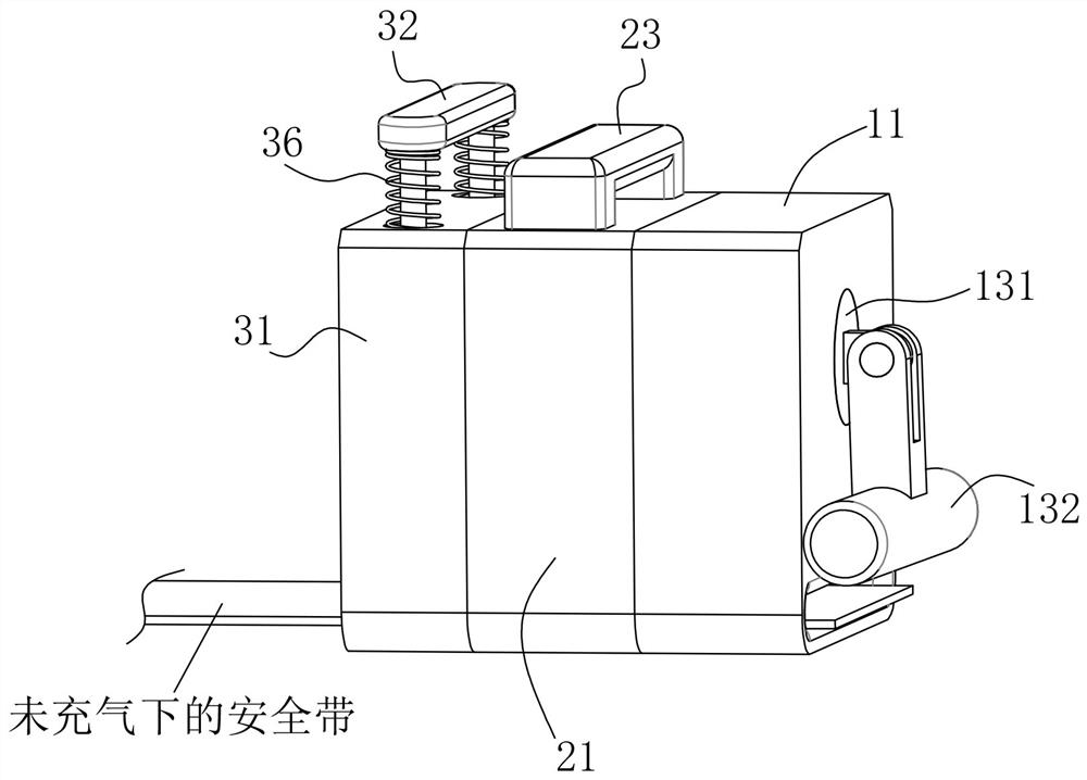 Self-rescue window breaking manipulator applied to hollow safety belt