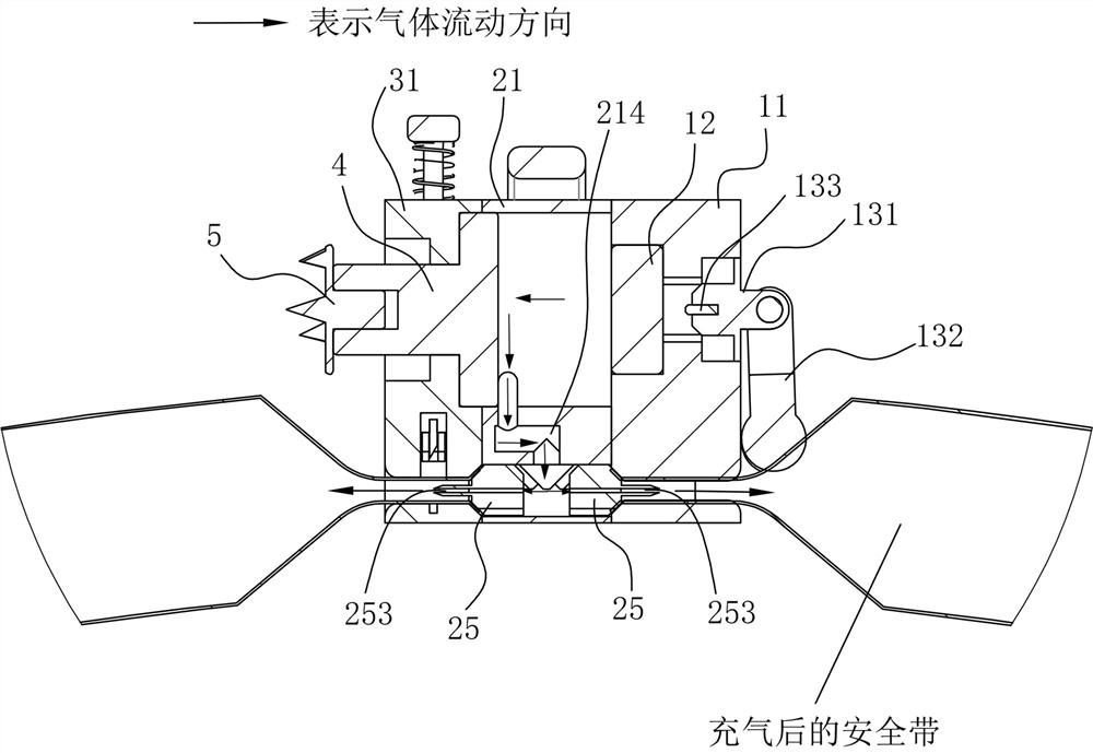 Self-rescue window breaking manipulator applied to hollow safety belt