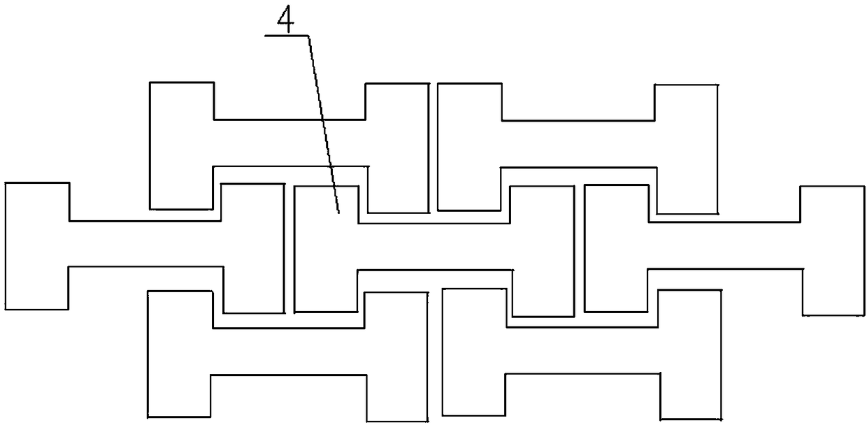 Combined protective slope and construction method thereof