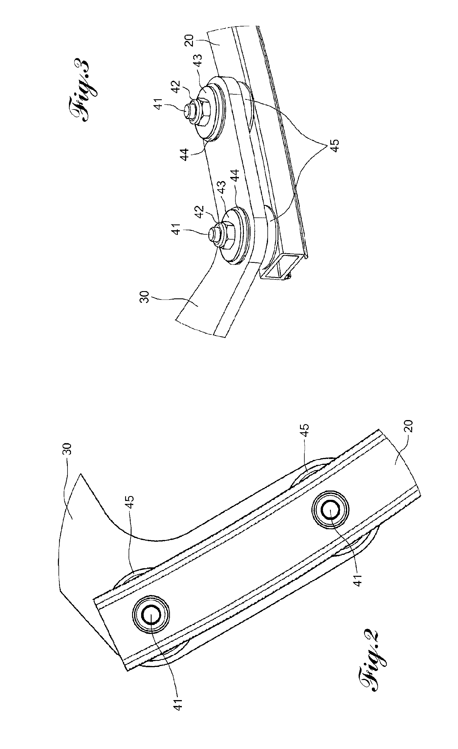 System for effecting the rotational movement of a solar tracker and solar tracking device comprising such a system