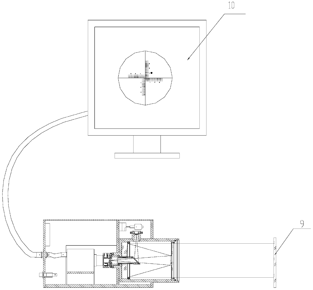 Infrared/visible dual-waveband photoelectric self-aligning system