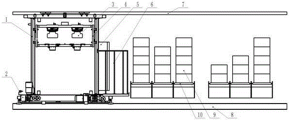 Intensive sorting method and shuttle sorting car for small batches of cigarettes